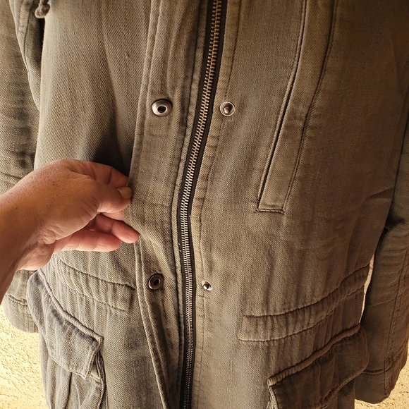 James Perse Los Angeles Military Grunge Jacket. - Picture 13 of 16